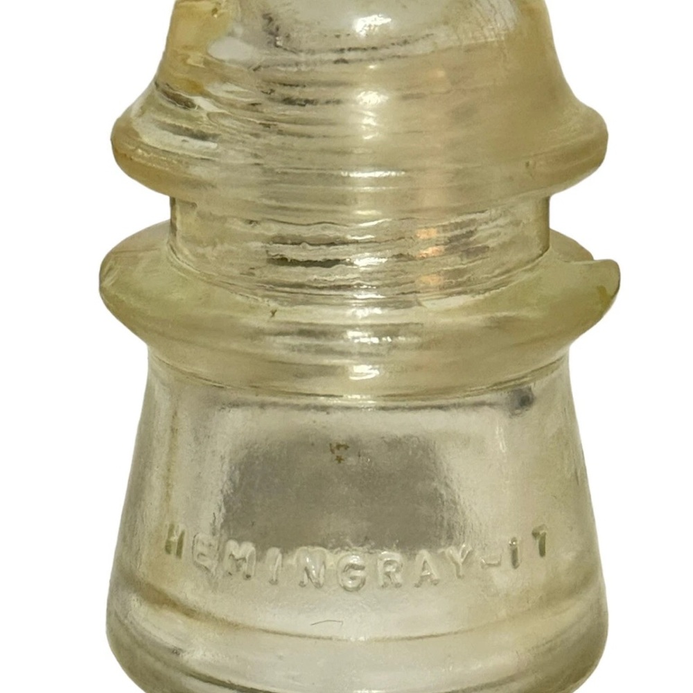 VTG Hemingray No.
11 Clear Telephone
Electric Line
Insulator
Paperweight